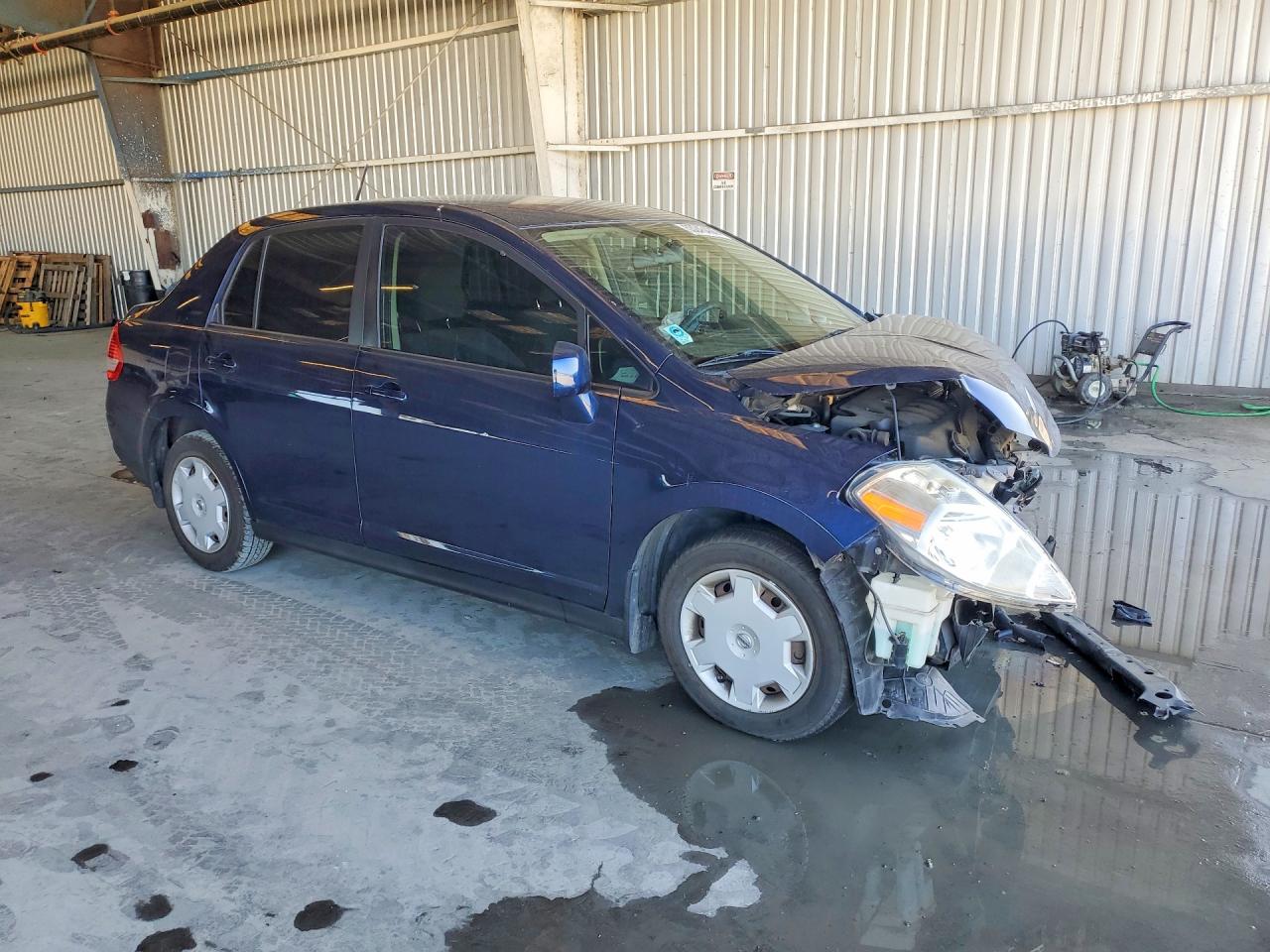2009 Nissan Versa 1.8 S Blue vin: 3N1BC11E79L406957