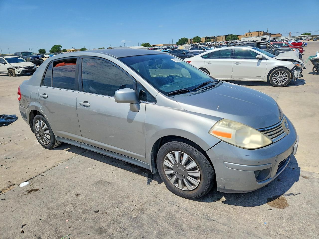 2008 Nissan Versa S/sl Gray vin: 3N1BC11E88L430604
