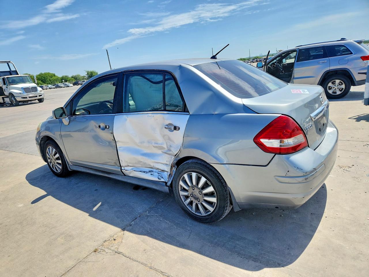 2008 Nissan Versa S/sl Gray vin: 3N1BC11E88L430604