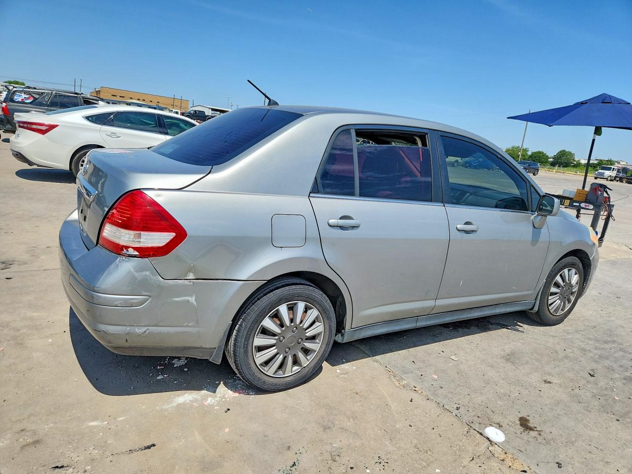 2008 Nissan Versa S/sl Gray vin: 3N1BC11E88L430604
