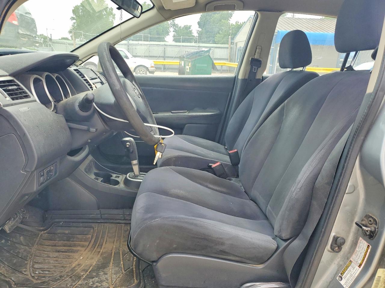 2009 Nissan Versa 1.8 S Silver vin: 3N1BC11E89L439448