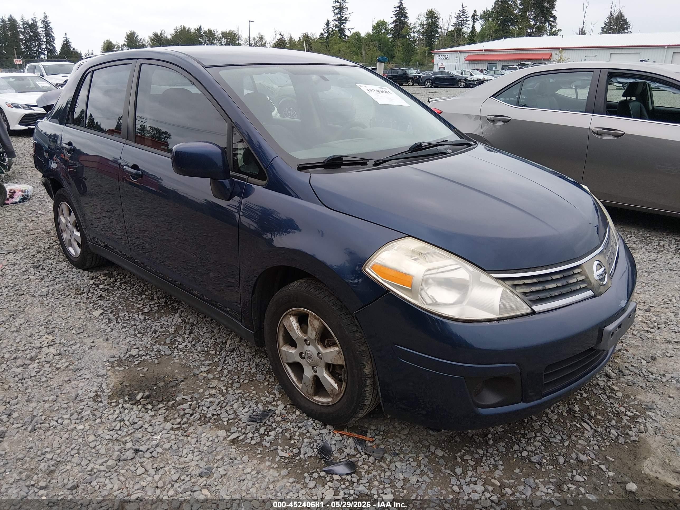 2009 Nissan Versa 1.8sl Синий vin: 3N1BC11E89L484485
