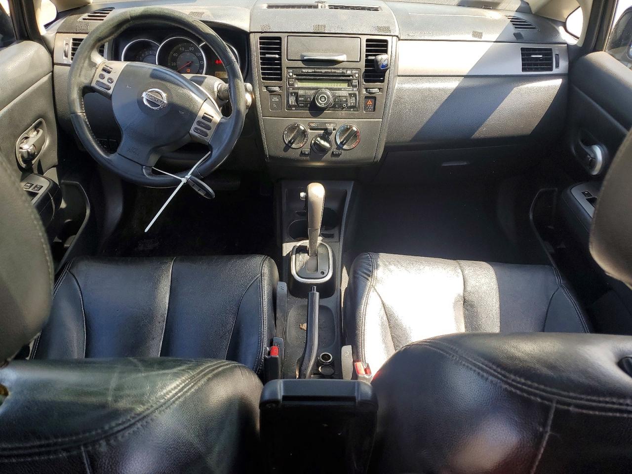 2007 Nissan Versa 1.8 S Black vin: 3N1BC11E97L442128