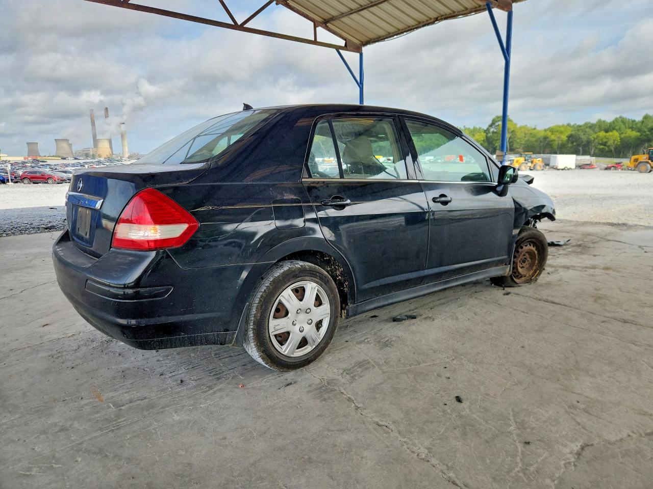 2009 Nissan Versa 1.8 S Черный vin: 3N1BC11E99L369359