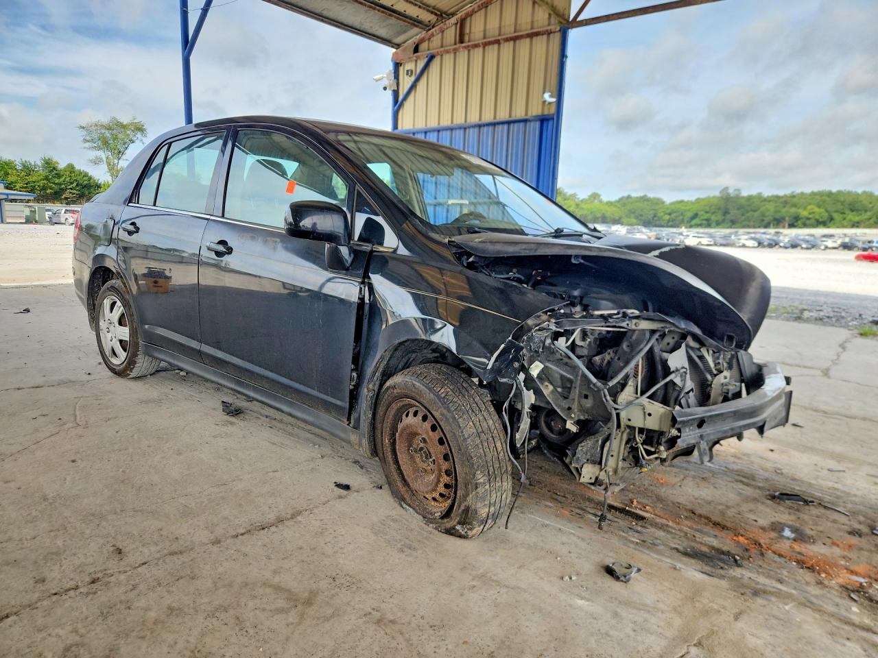2009 Nissan Versa 1.8 S Черный vin: 3N1BC11E99L369359
