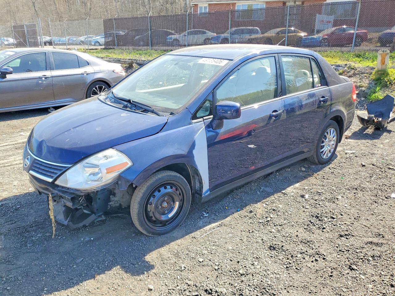 2009 Nissan Versa 1.8 S Blue vin: 3N1BC11E99L441578
