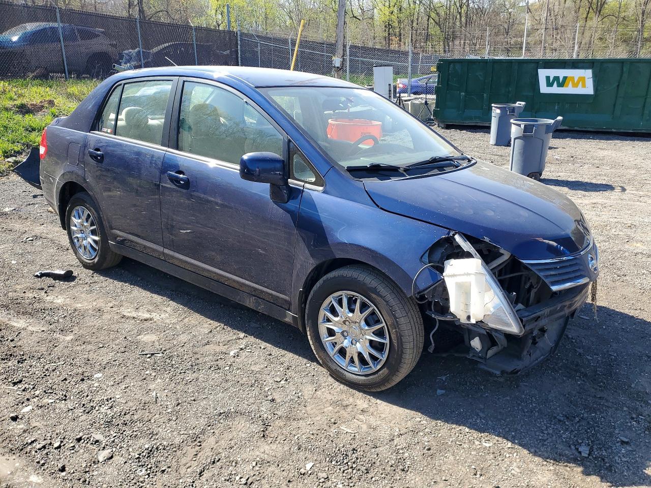 2009 Nissan Versa 1.8 S Синий vin: 3N1BC11E99L441578