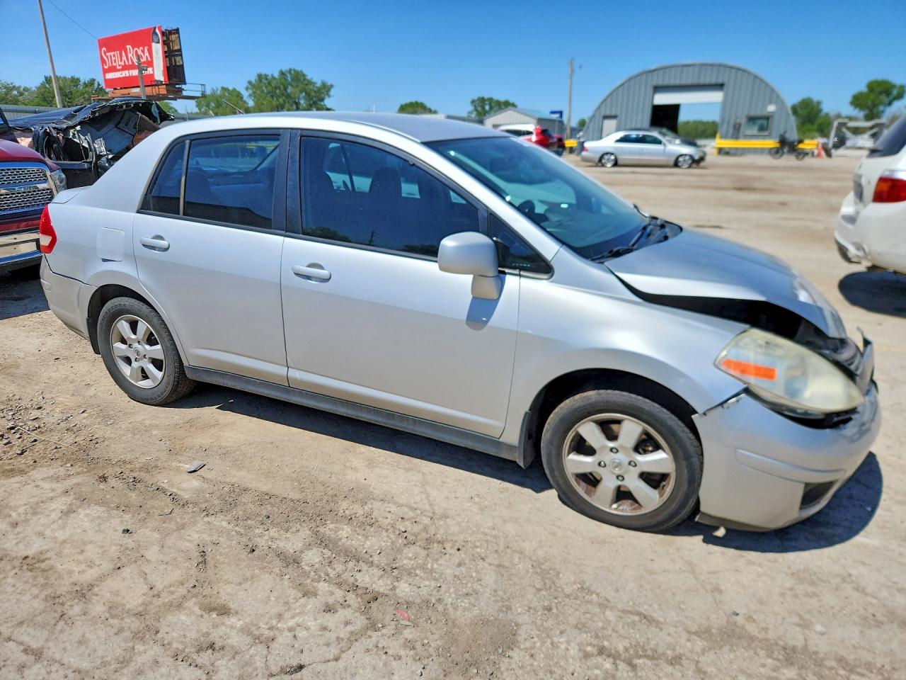 2009 Nissan Versa 1.8 S Silver vin: 3N1BC11E99L447624