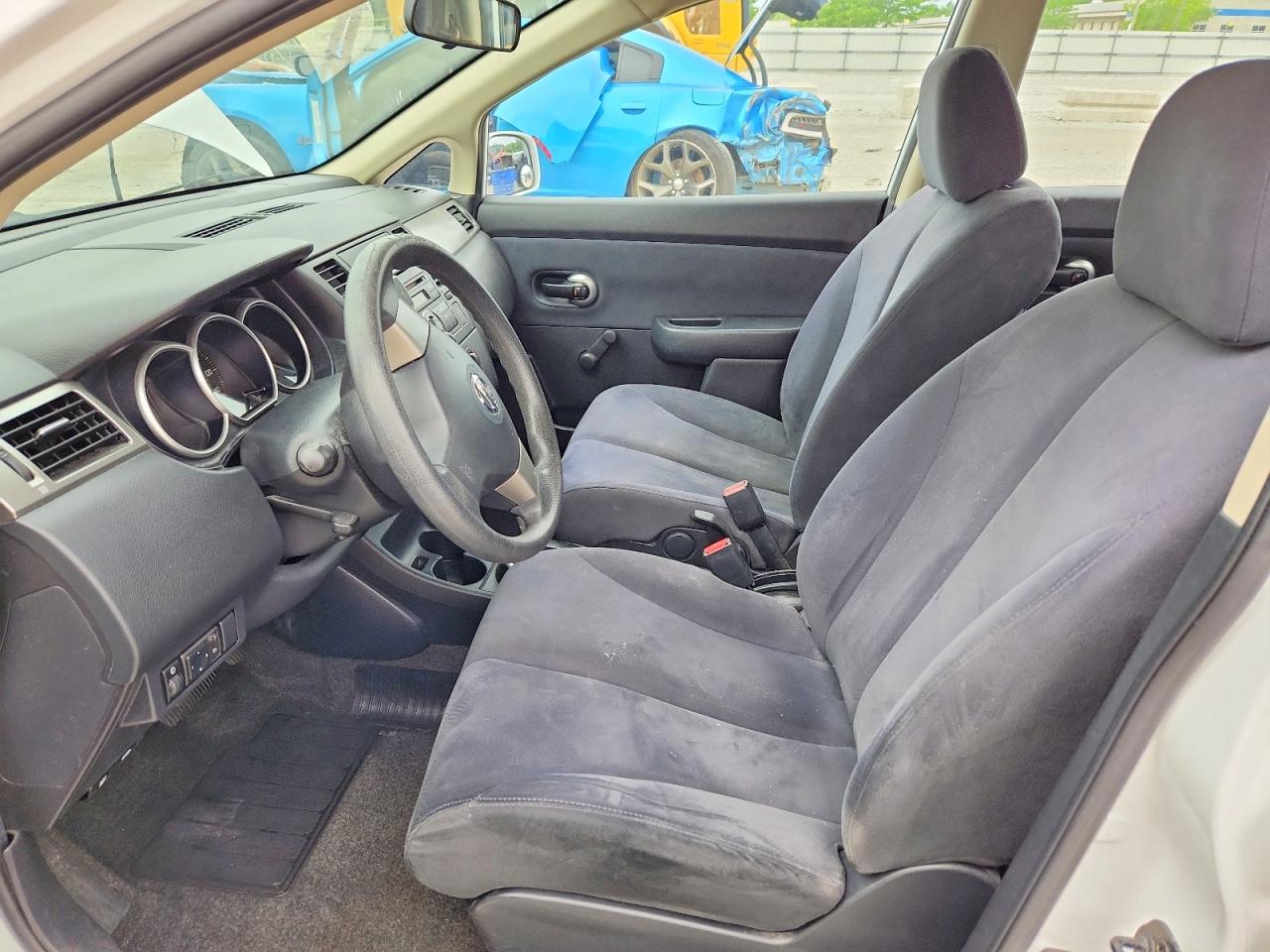 2007 Nissan Versa 1.8 S White vin: 3N1BC11EX7L444468