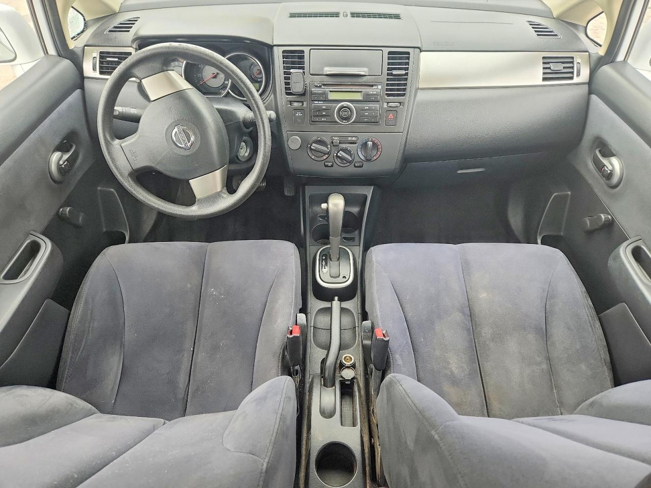 2007 Nissan Versa 1.8 S White vin: 3N1BC11EX7L444468