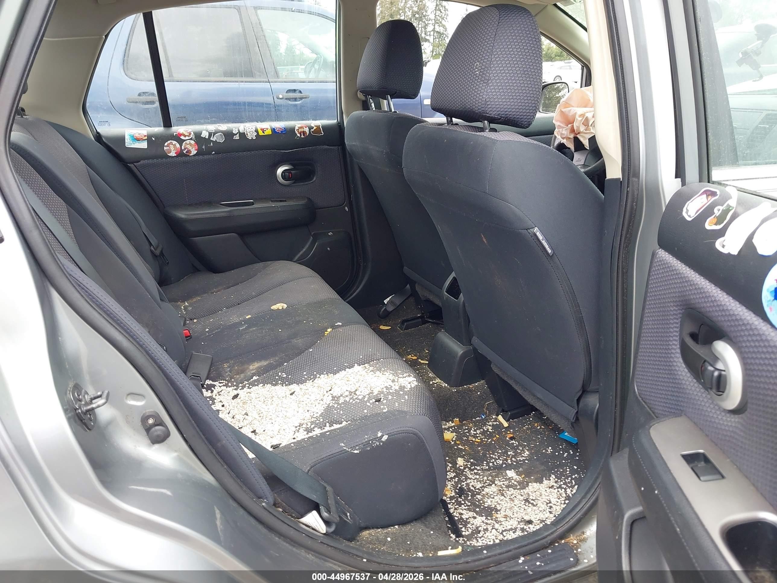 2008 Nissan Versa 1.8sl Gray vin: 3N1BC11EX8L401864