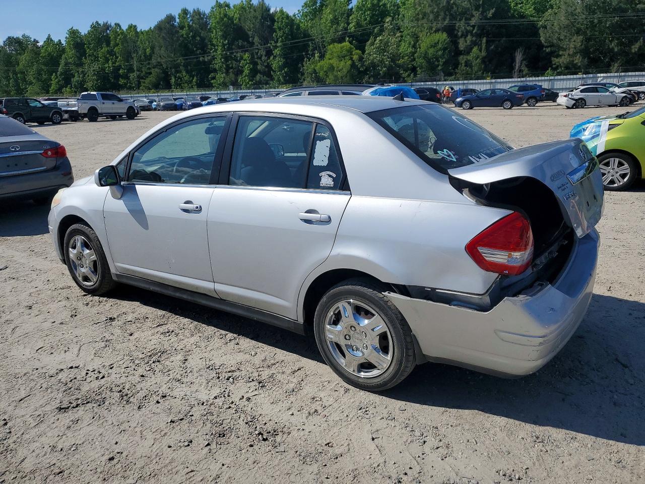 2009 Nissan Versa 1.8 S Silver vin: 3N1BC11EX9L383772