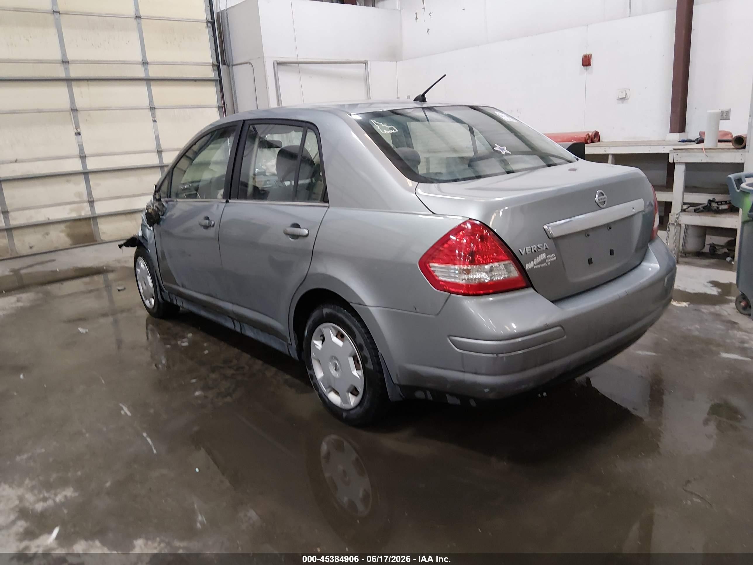 2009 Nissan Versa 1.8s Gray vin: 3N1BC11EX9L385828