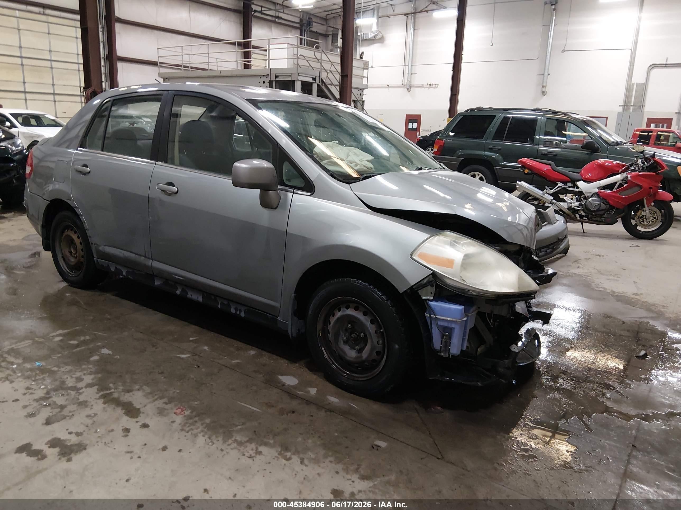 2009 Nissan Versa 1.8s Gray vin: 3N1BC11EX9L385828