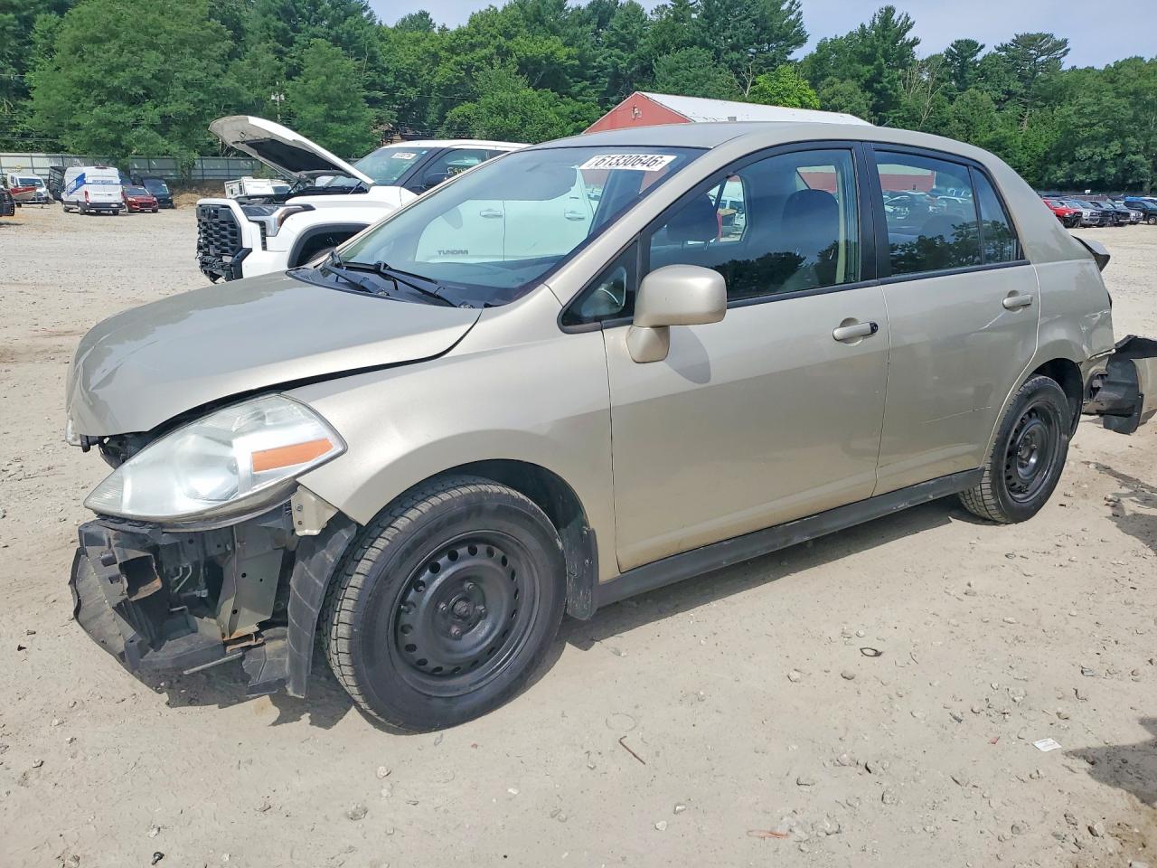 2009 Nissan Versa 1.8 S Beige vin: 3N1BC11EX9L392178