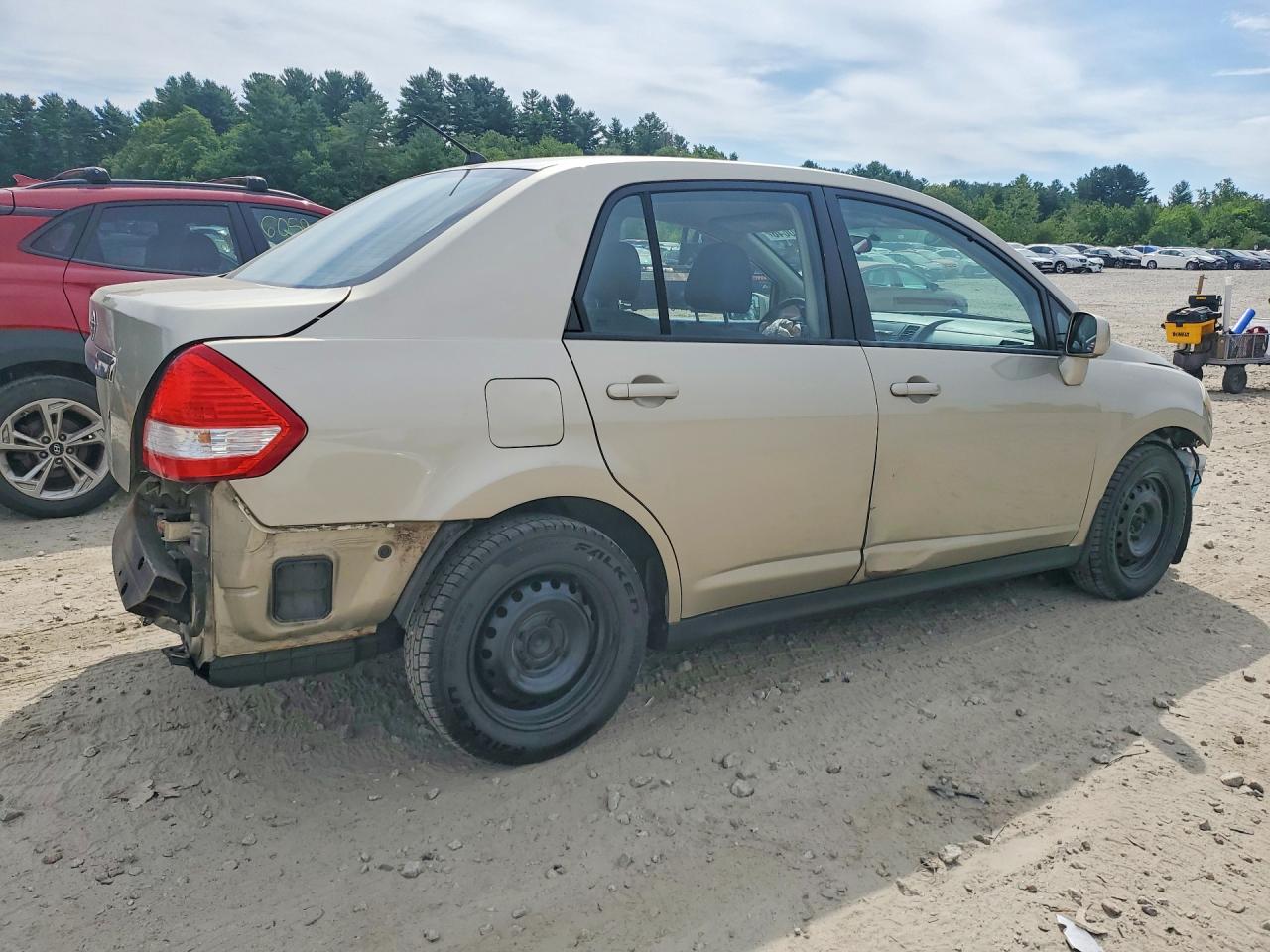 2009 Nissan Versa 1.8 S Beige vin: 3N1BC11EX9L392178