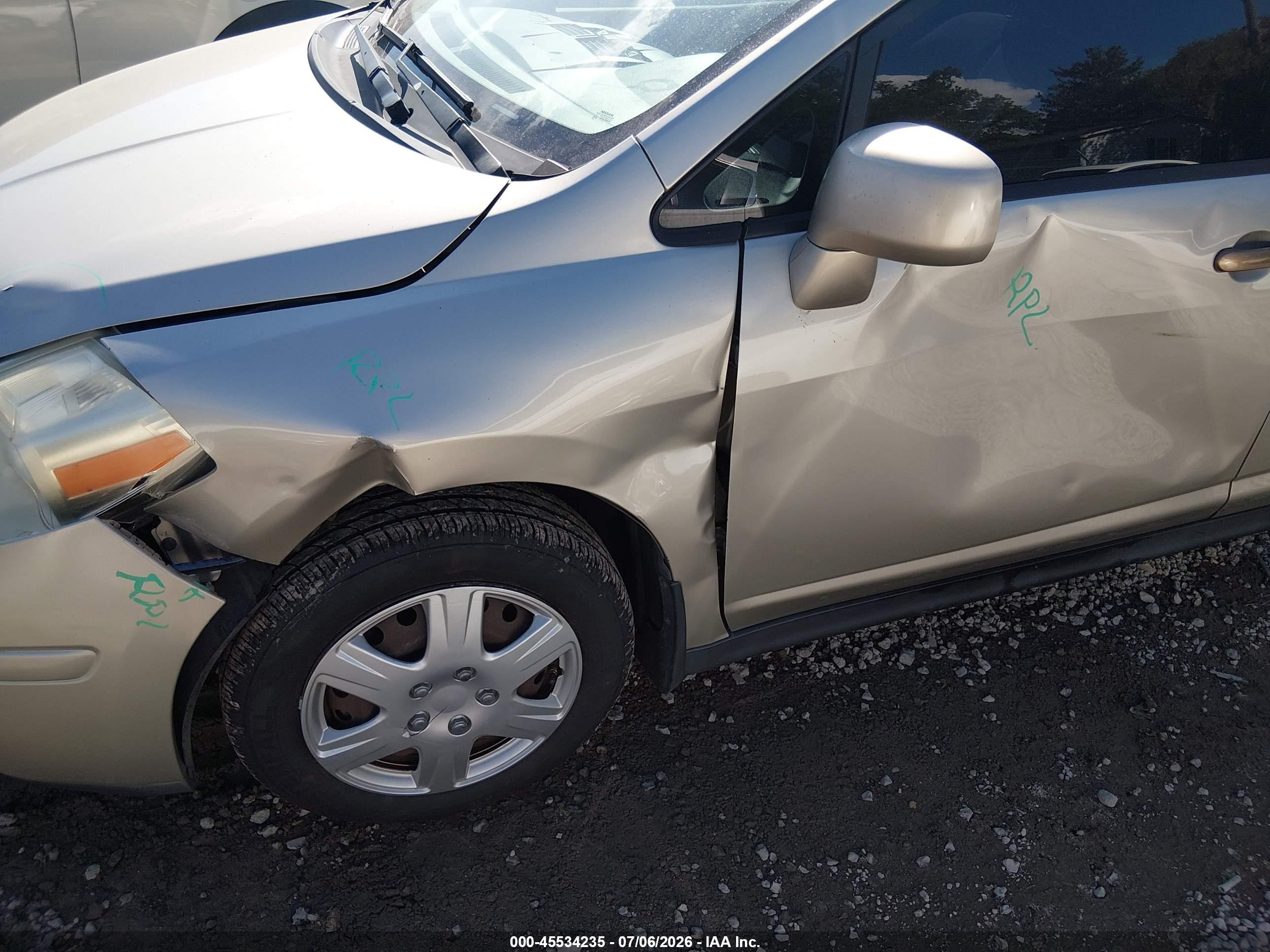 2009 Nissan Versa 1.8s Gold vin: 3N1BC11EX9L449835