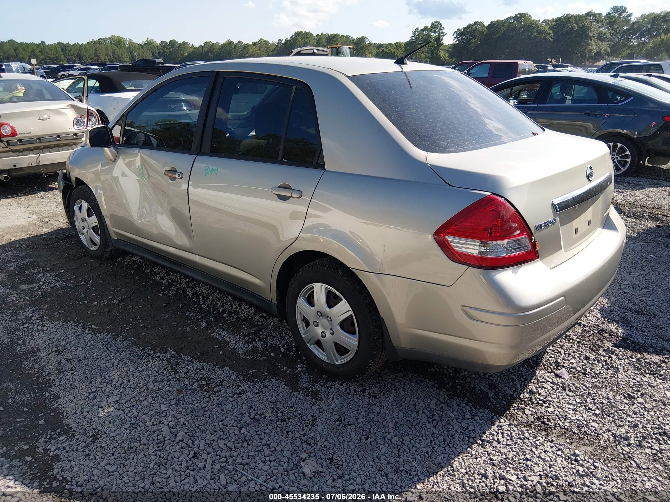 2009 Nissan Versa 1.8s Gold vin: 3N1BC11EX9L449835