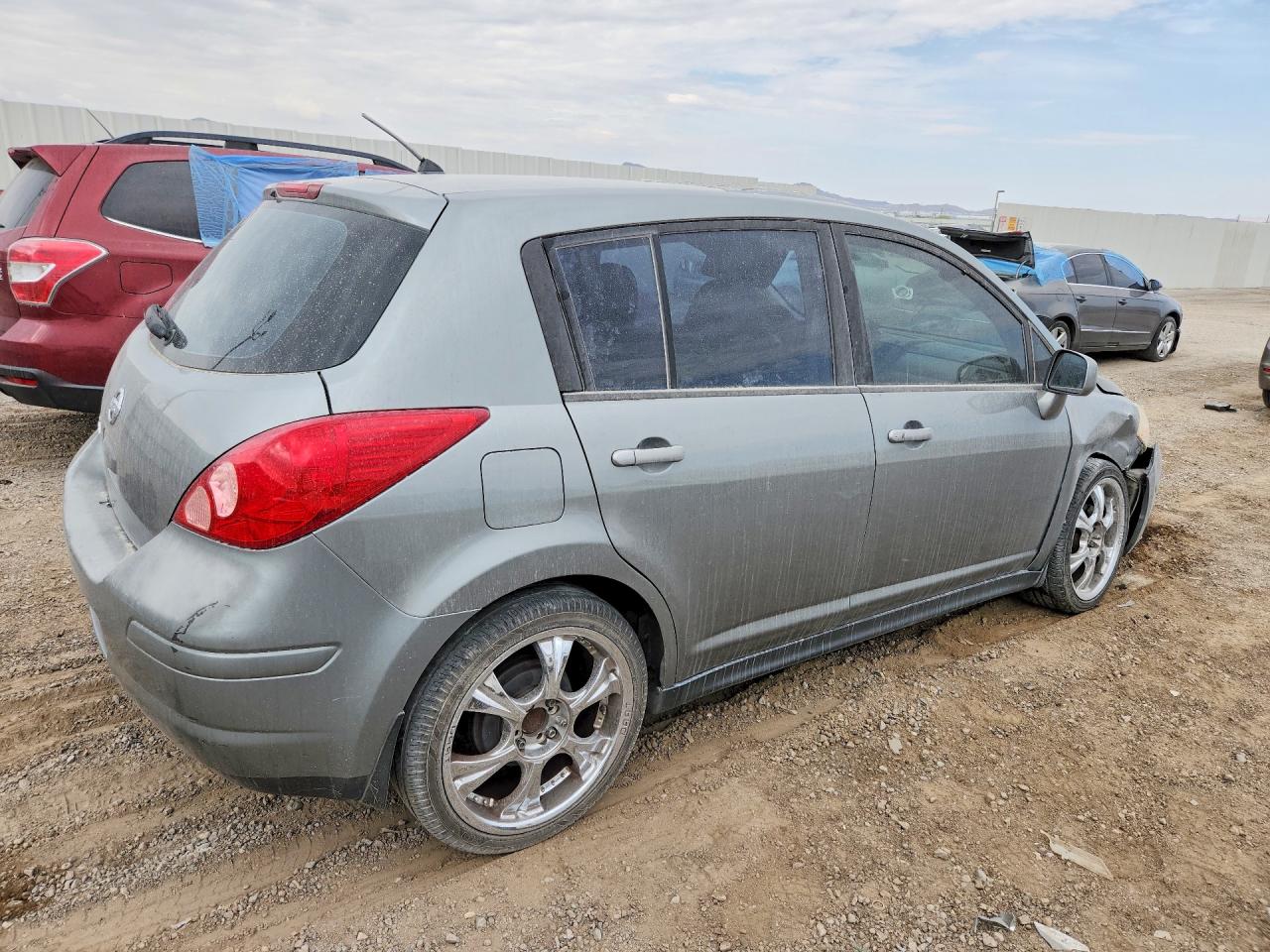 2007 Nissan Versa 1.8 S Gray vin: 3N1BC13E07L364223