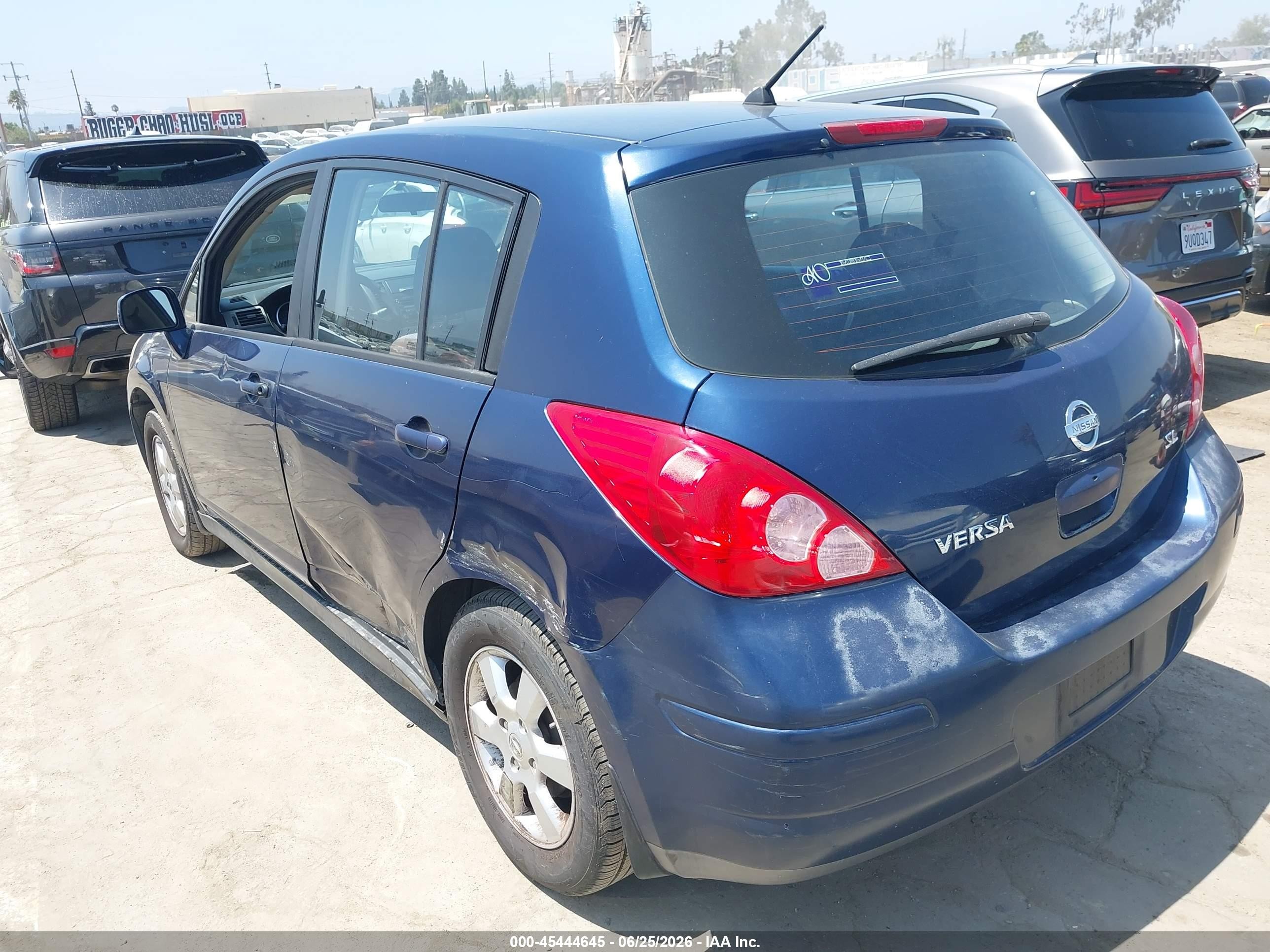 2008 Nissan Versa 1.8 Sl Blue vin: 3N1BC13E08L356317