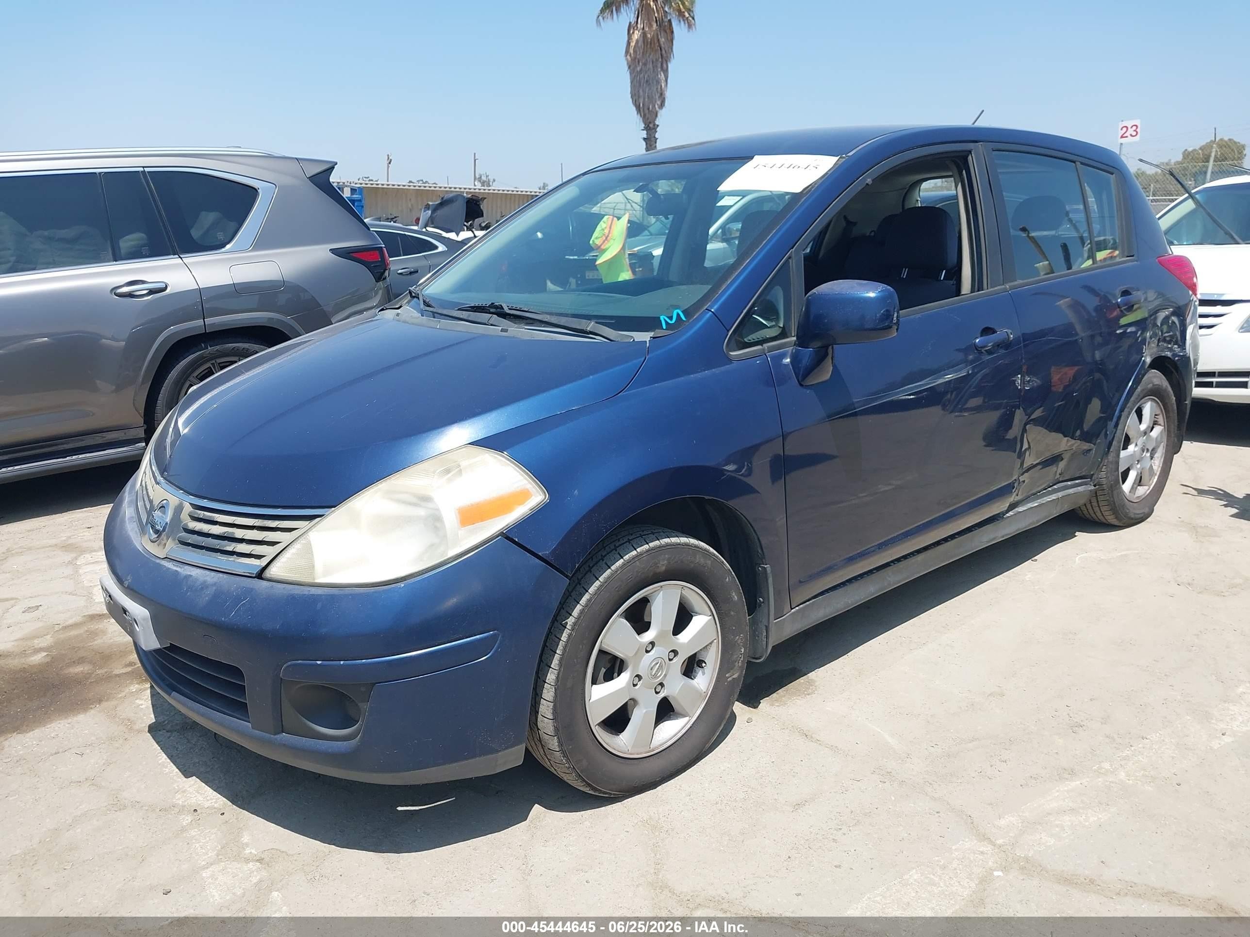 2008 Nissan Versa 1.8 Sl Blue vin: 3N1BC13E08L356317