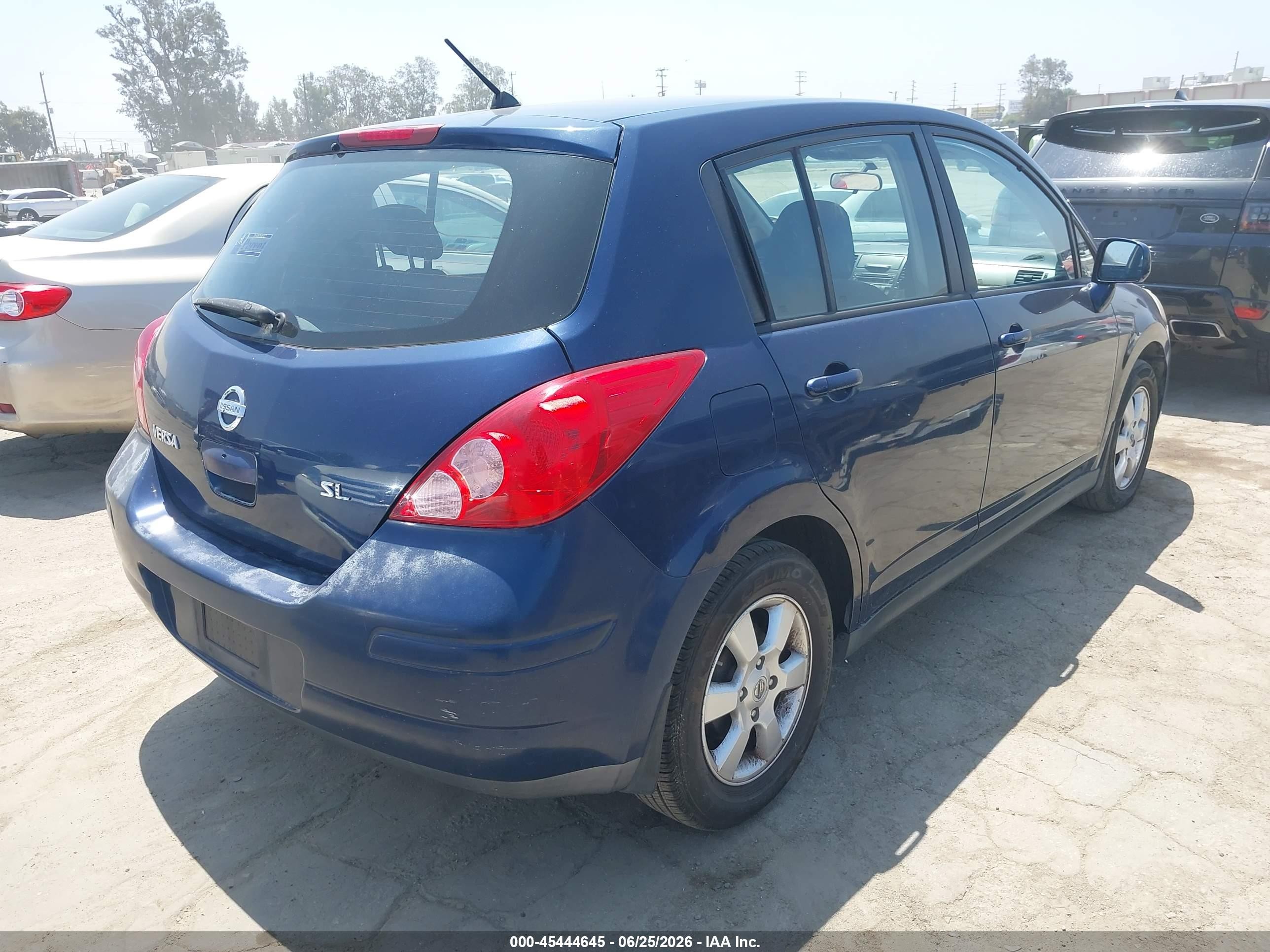 2008 Nissan Versa 1.8 Sl Blue vin: 3N1BC13E08L356317