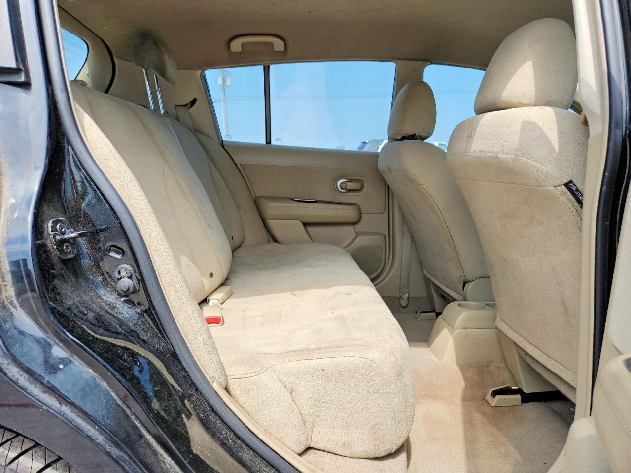 2008 Nissan Versa 1.8 S Black vin: 3N1BC13E08L388202