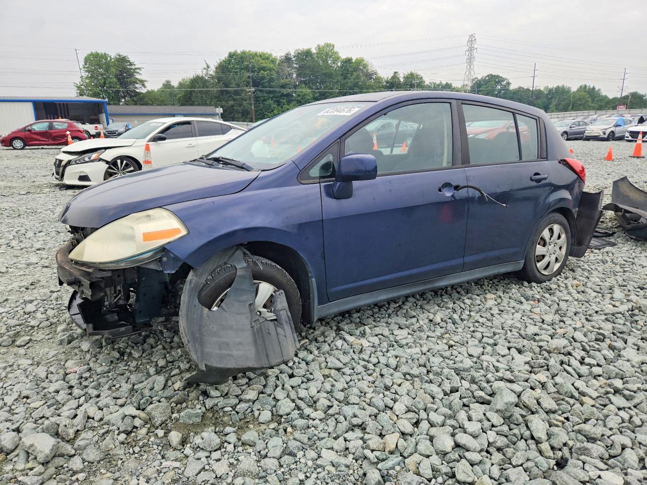 2009 Nissan Versa 1.8 S Синий vin: 3N1BC13E09L358425