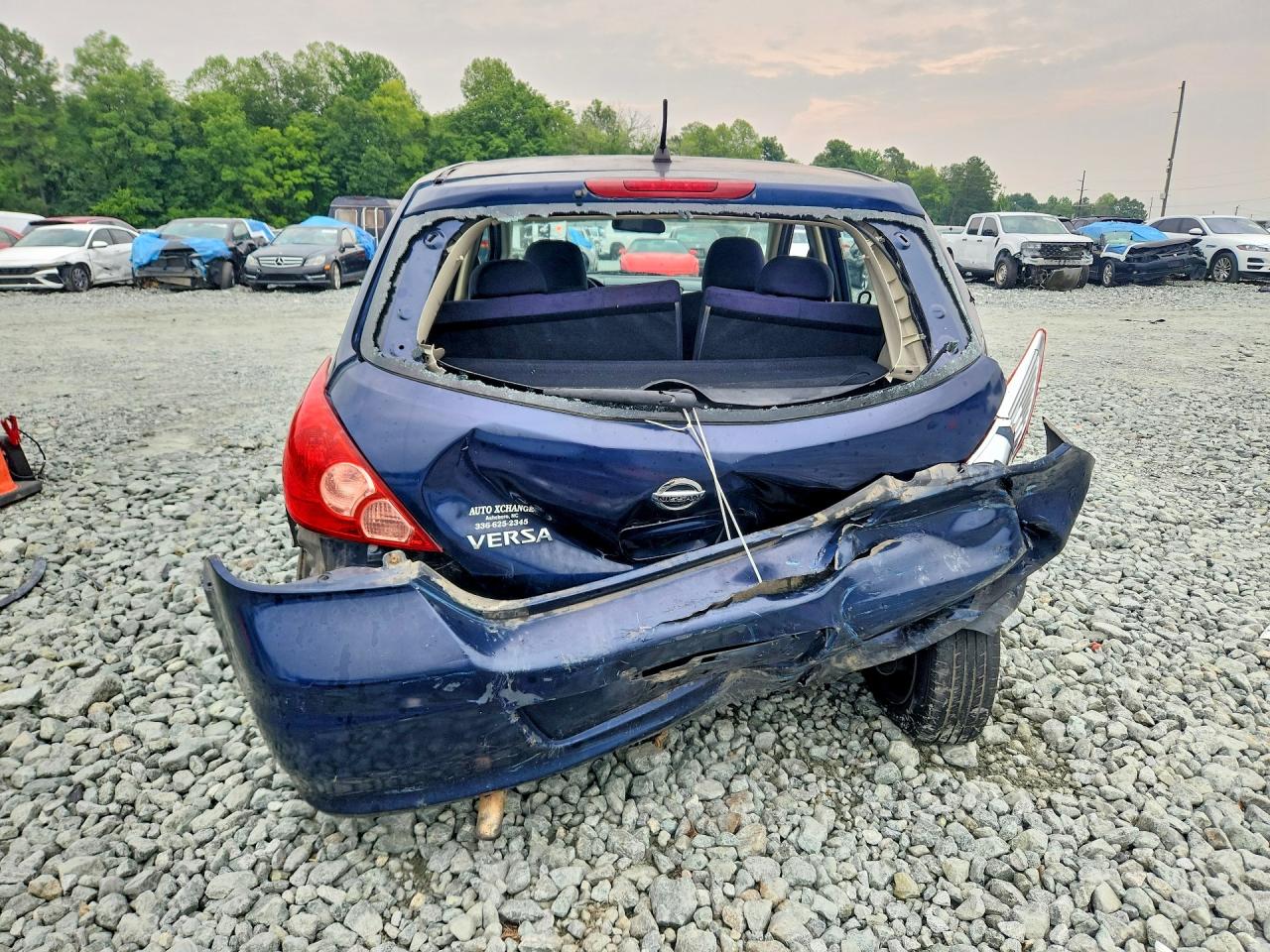 2009 Nissan Versa 1.8 S Blue vin: 3N1BC13E09L358425