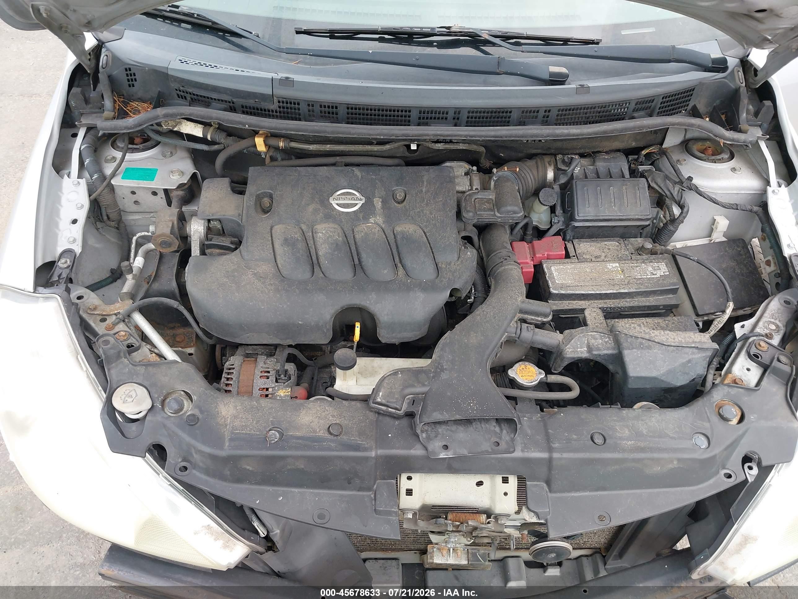 2009 Nissan Versa 1.8s Silver vin: 3N1BC13E09L359462