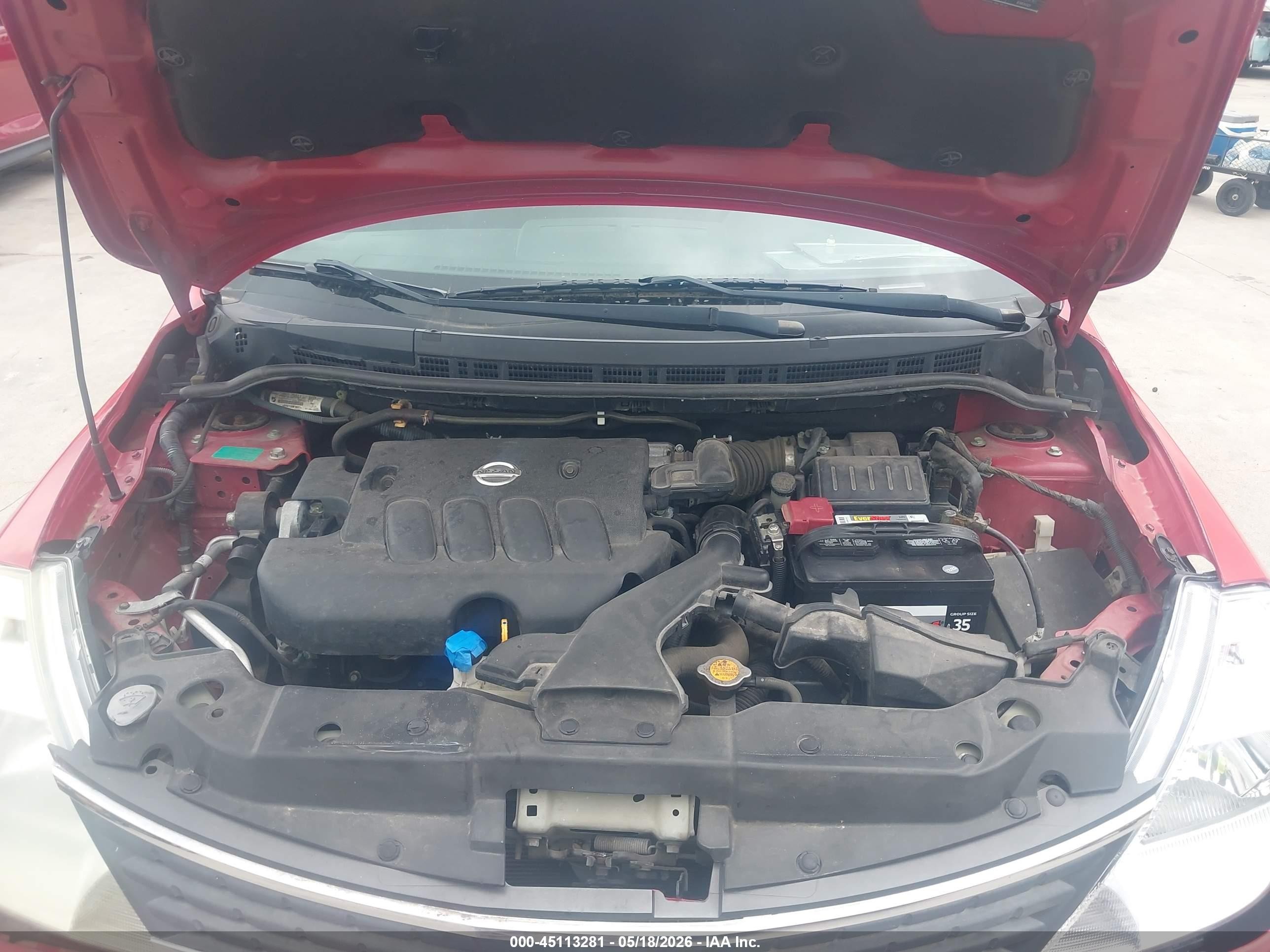 2009 Nissan Versa 1.8s Red vin: 3N1BC13E09L370381