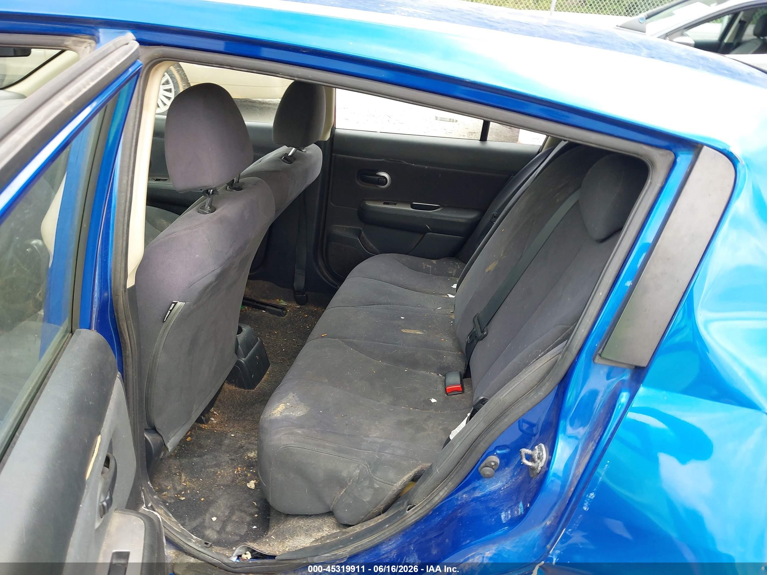 2009 Nissan Versa 1.8s Blue vin: 3N1BC13E09L370493