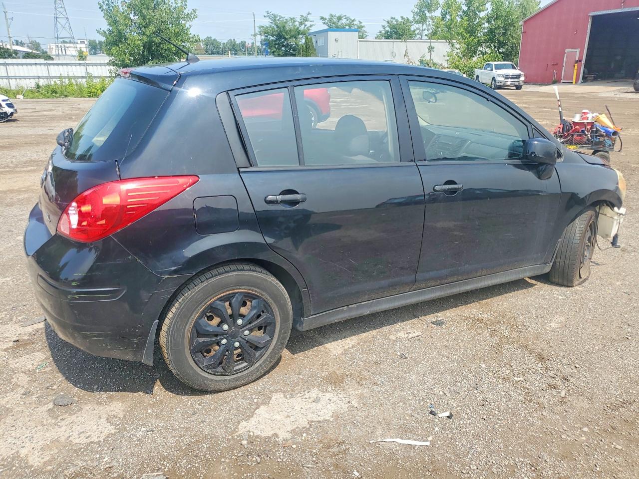 2009 Nissan Versa S Black vin: 3N1BC13E09L374687