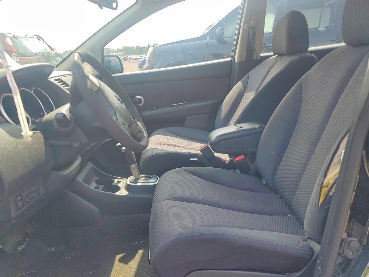 2009 Nissan Versa S Black vin: 3N1BC13E09L374687