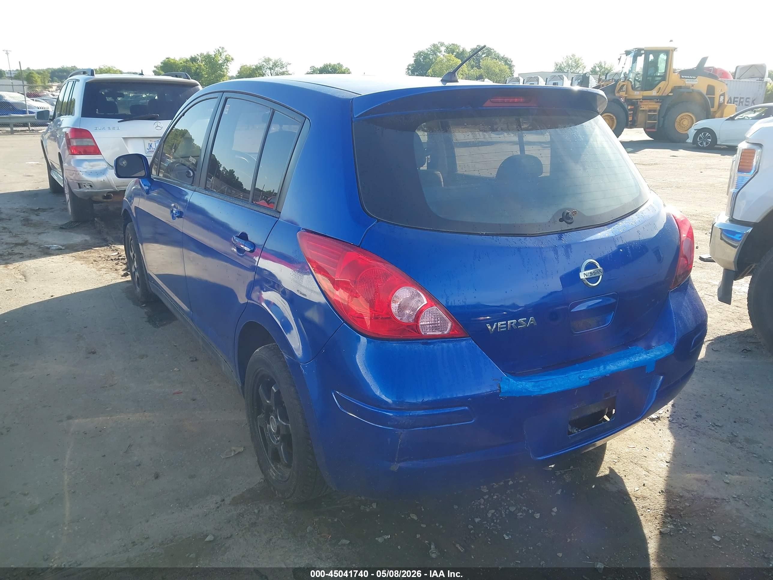 2009 Nissan Versa 1.8s Blue vin: 3N1BC13E09L416324