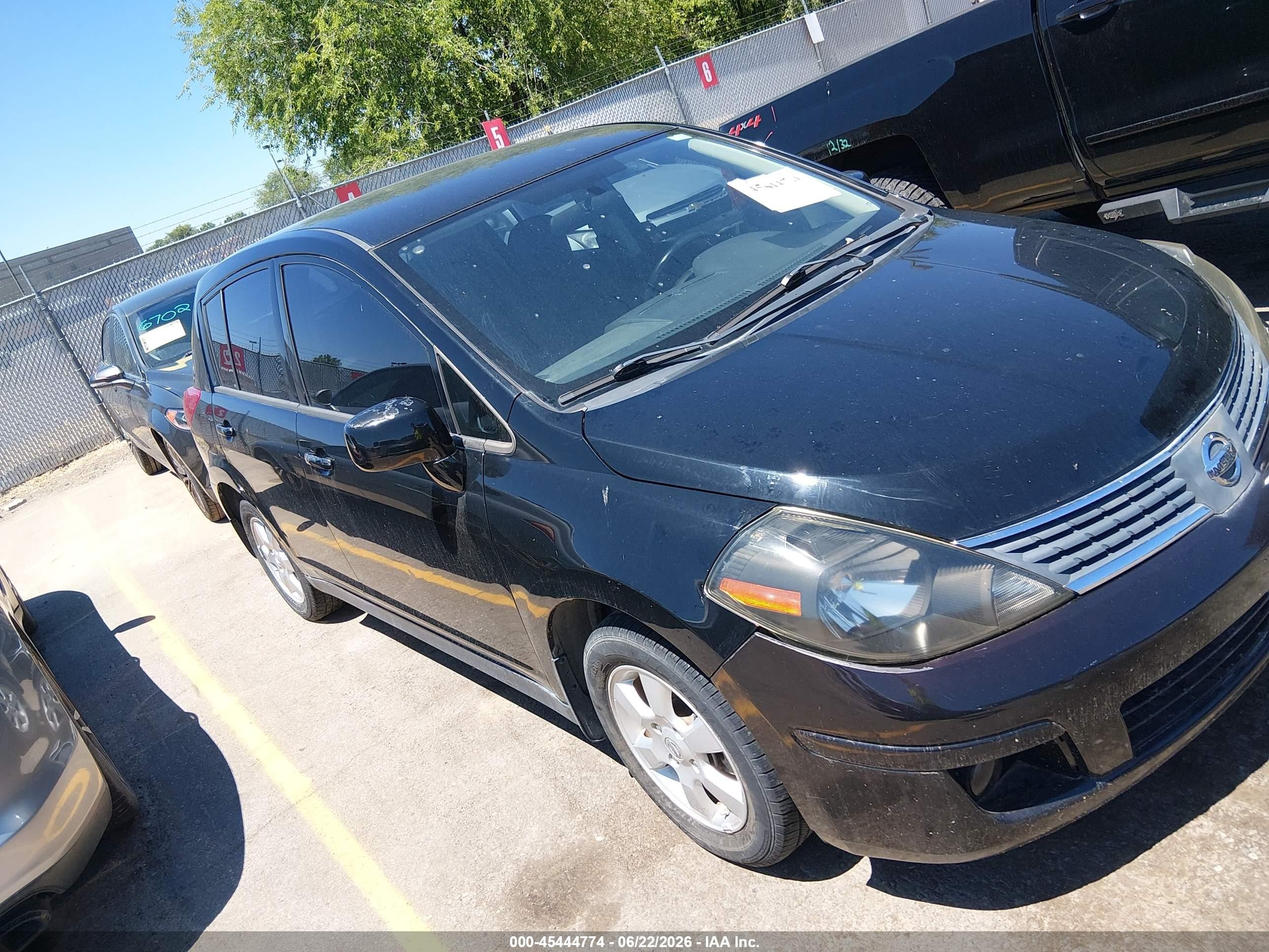 2009 Nissan Versa 1.8sl Black vin: 3N1BC13E09L423421
