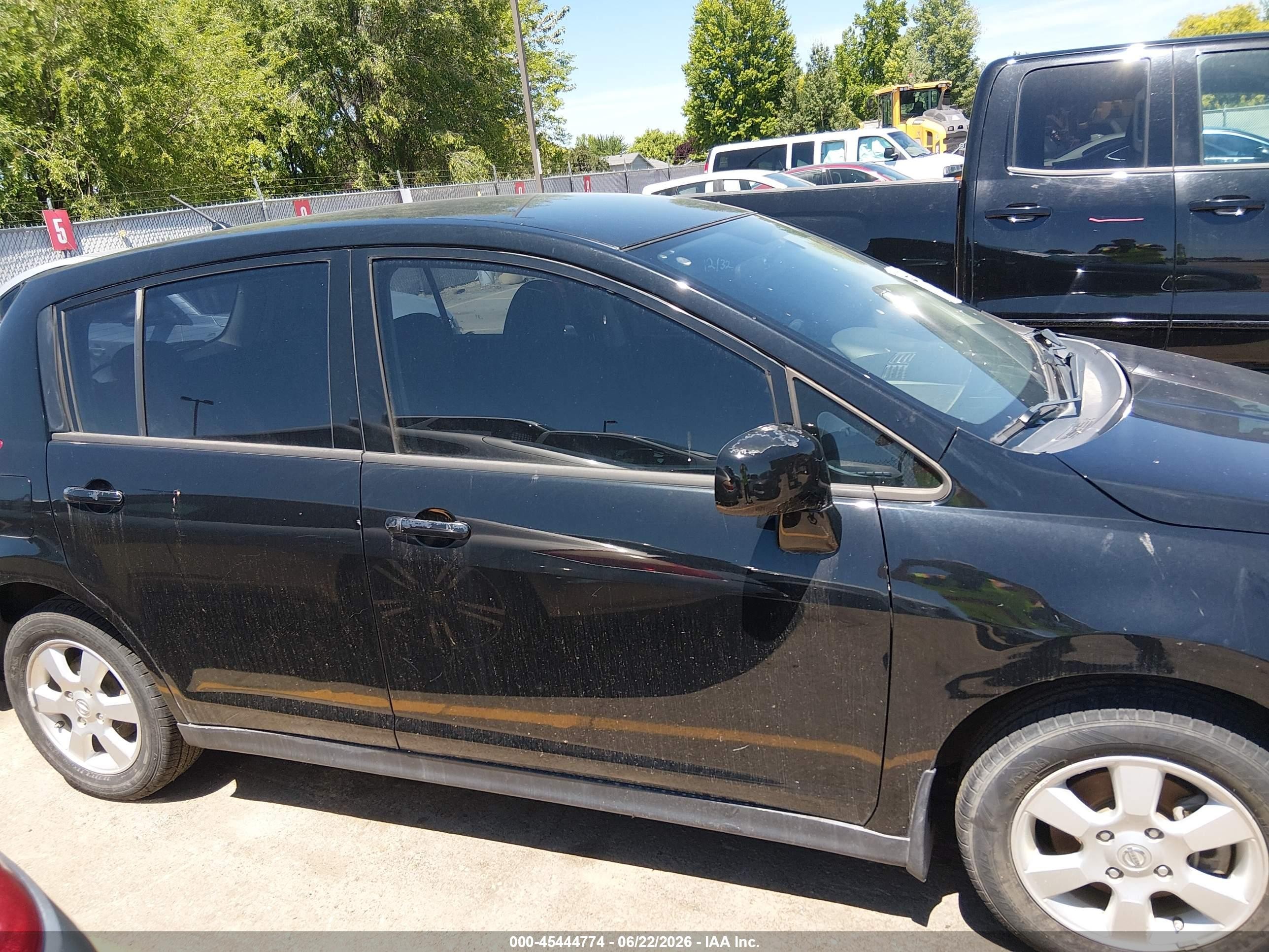2009 Nissan Versa 1.8sl Black vin: 3N1BC13E09L423421