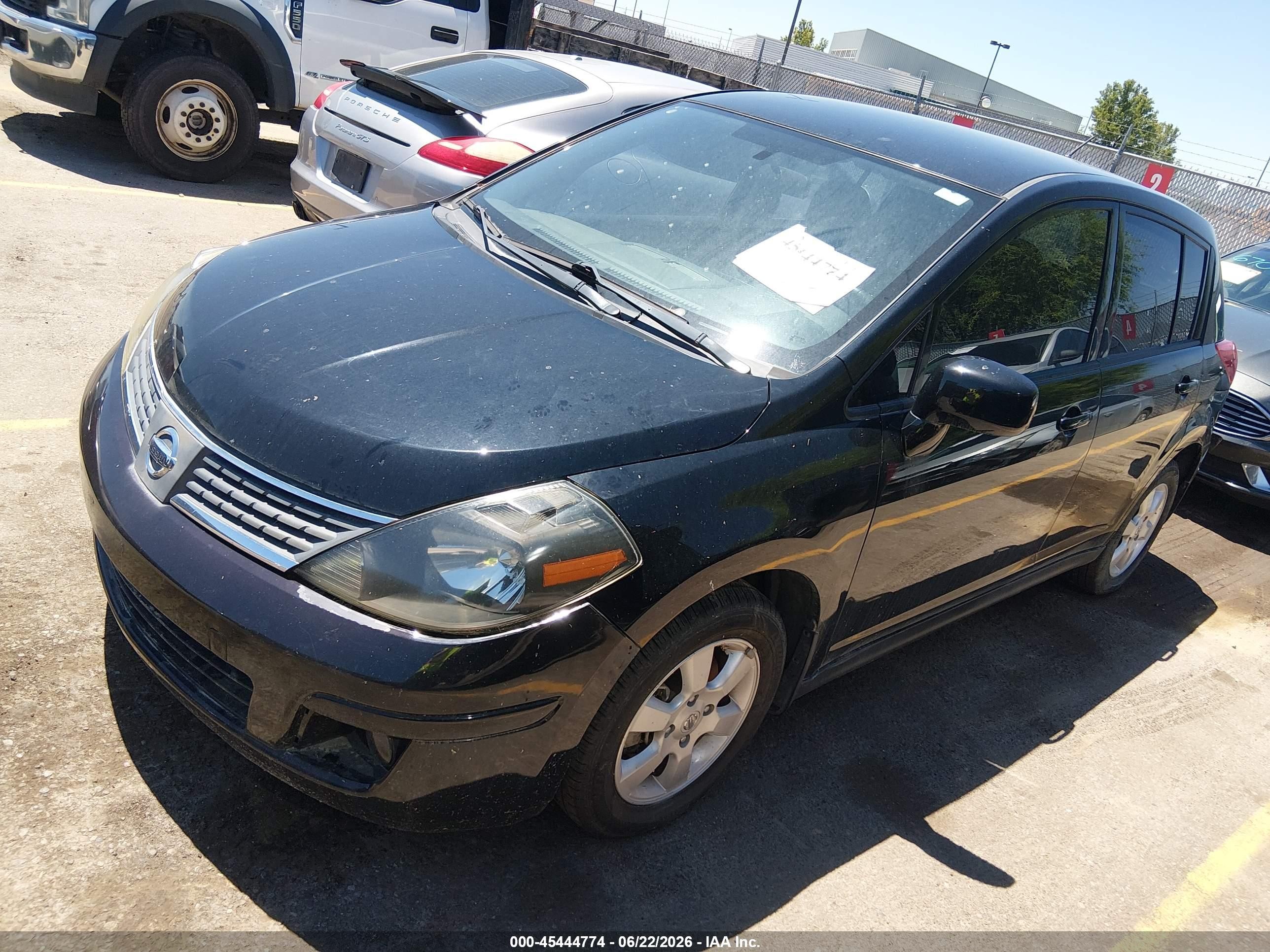 2009 Nissan Versa 1.8sl Black vin: 3N1BC13E09L423421
