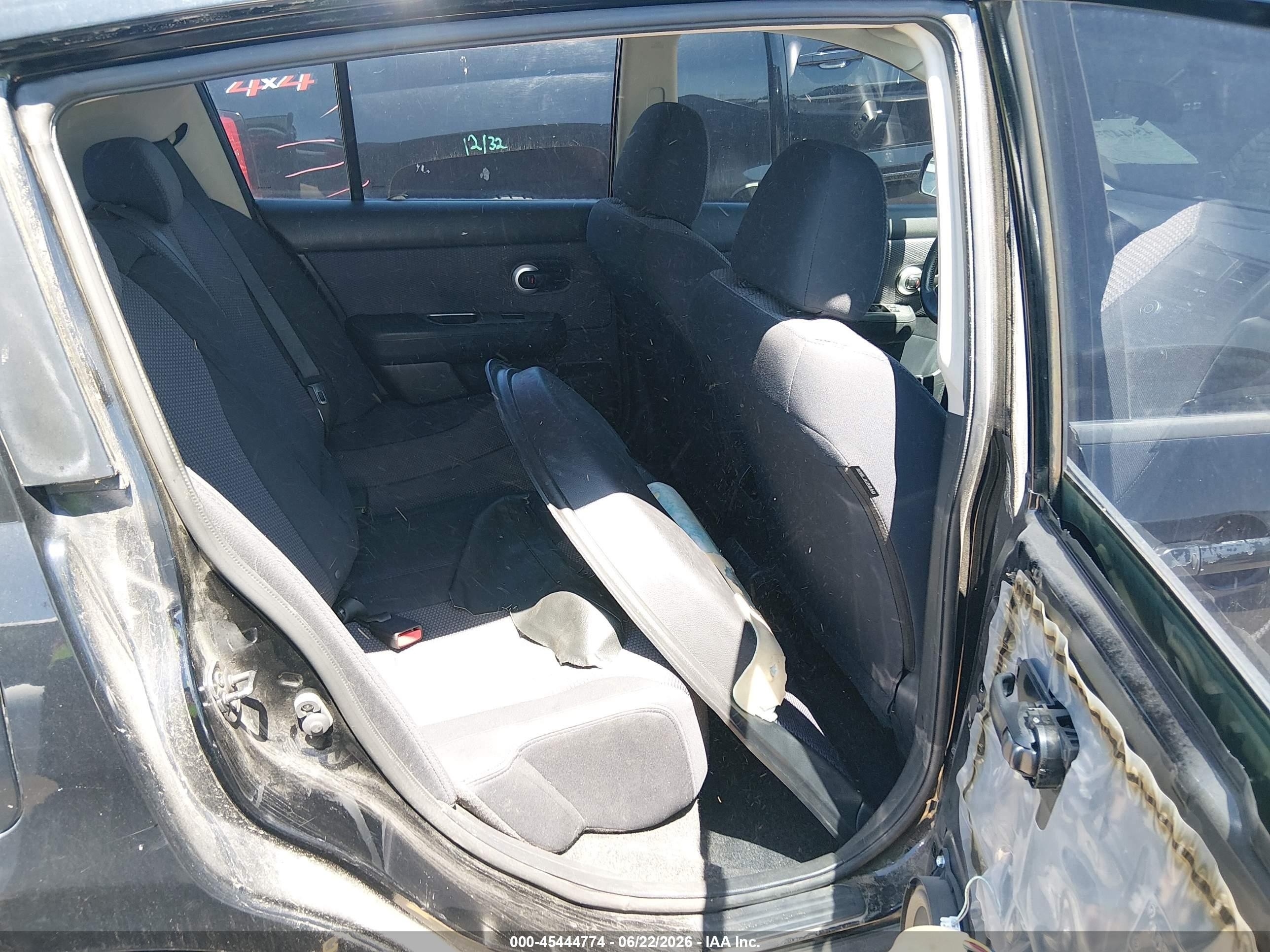2009 Nissan Versa 1.8sl Black vin: 3N1BC13E09L423421