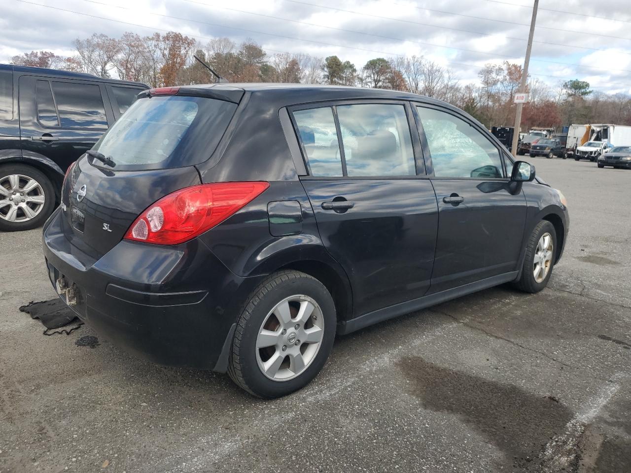 2009 Nissan Versa S Черный vin: 3N1BC13E09L429512