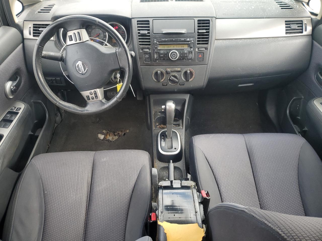 2009 Nissan Versa S Черный vin: 3N1BC13E09L429512