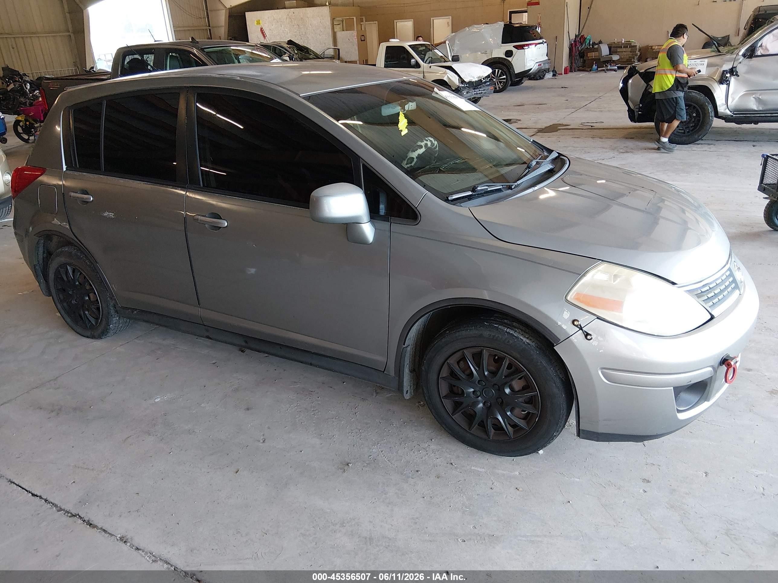 2009 Nissan Versa 1.8s Gray vin: 3N1BC13E09L466723
