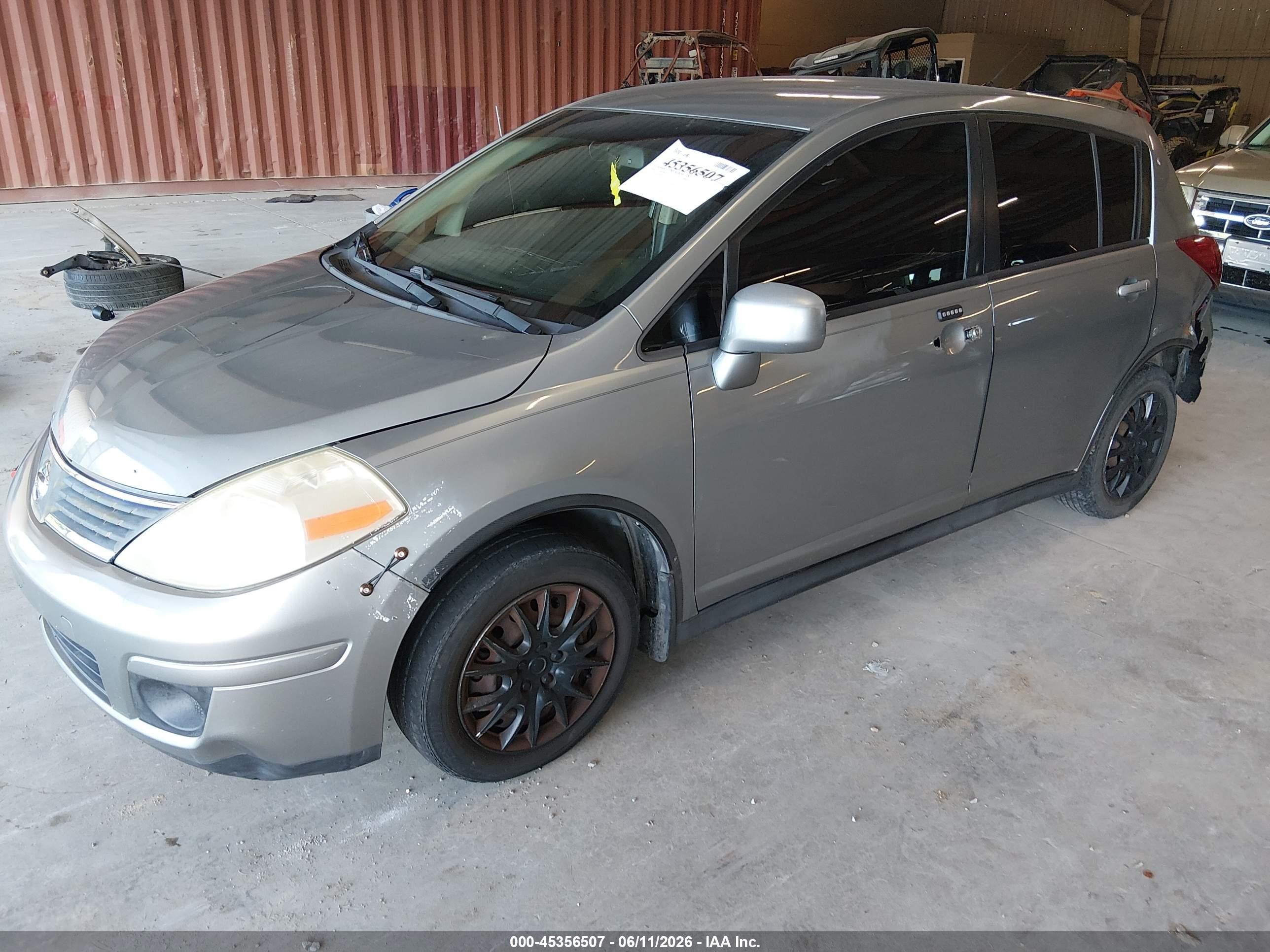 2009 Nissan Versa 1.8s Gray vin: 3N1BC13E09L466723