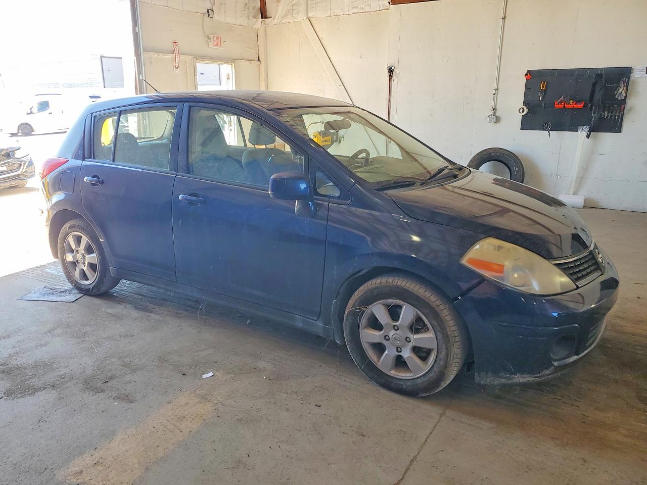2007 Nissan Versa 1.8 S Blue vin: 3N1BC13E17L456568
