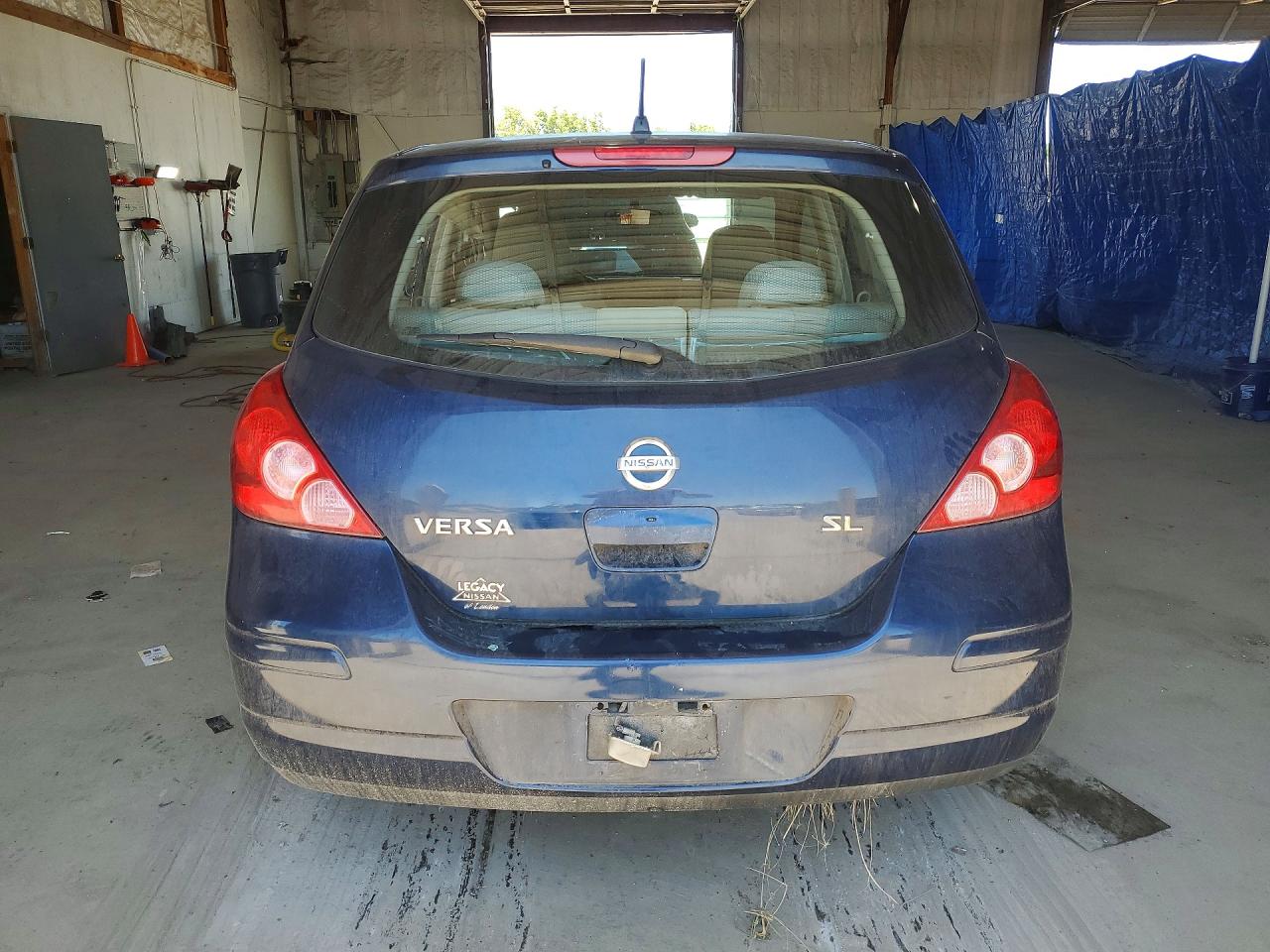 2007 Nissan Versa 1.8 S Blue vin: 3N1BC13E17L456568