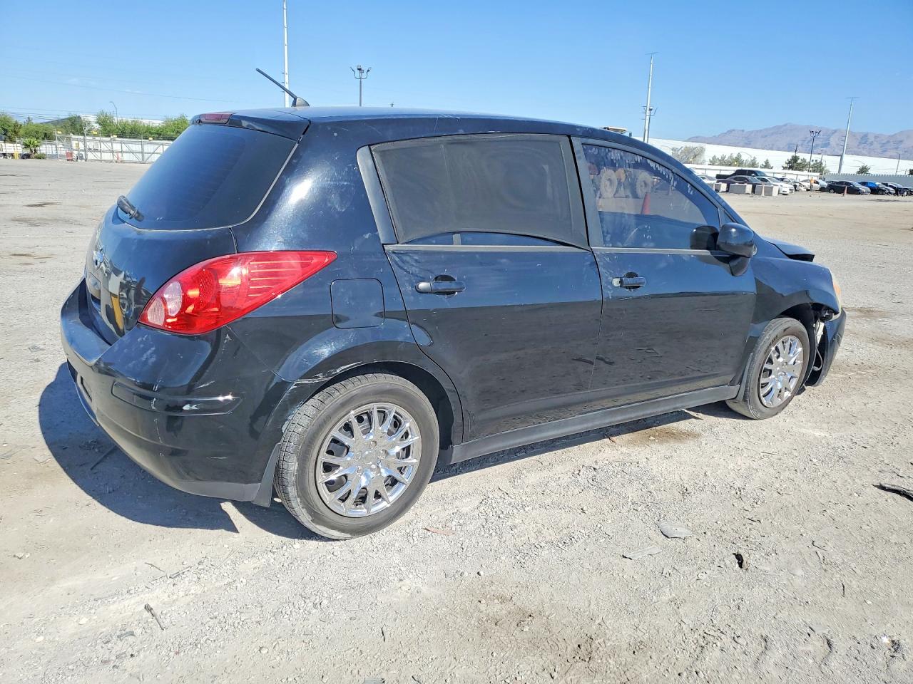 2008 Nissan Versa 1.8 S Black vin: 3N1BC13E18L363941