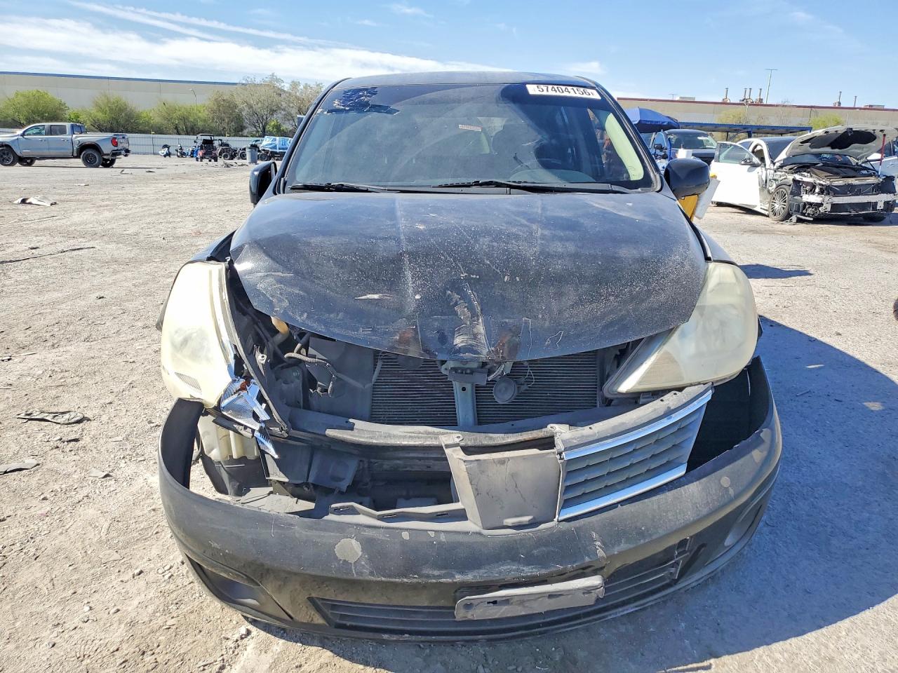 2008 Nissan Versa 1.8 S Black vin: 3N1BC13E18L363941
