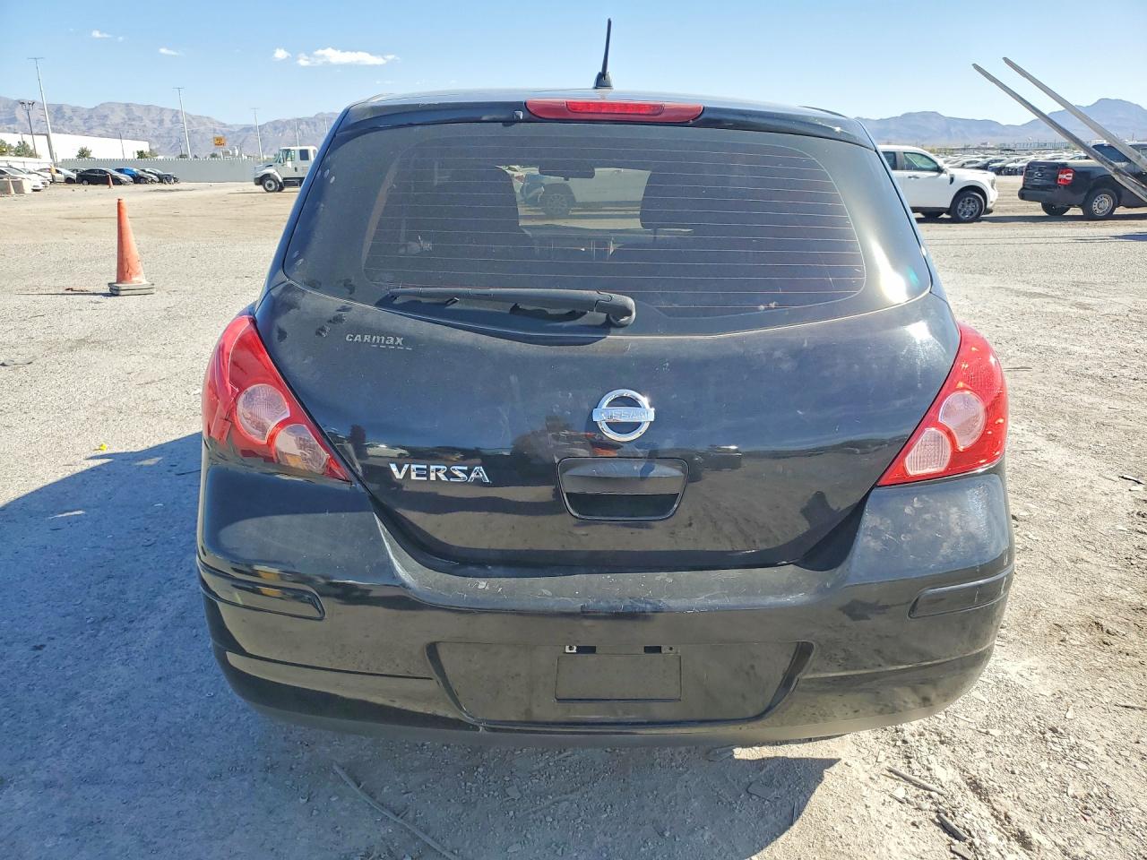 2008 Nissan Versa 1.8 S Black vin: 3N1BC13E18L363941