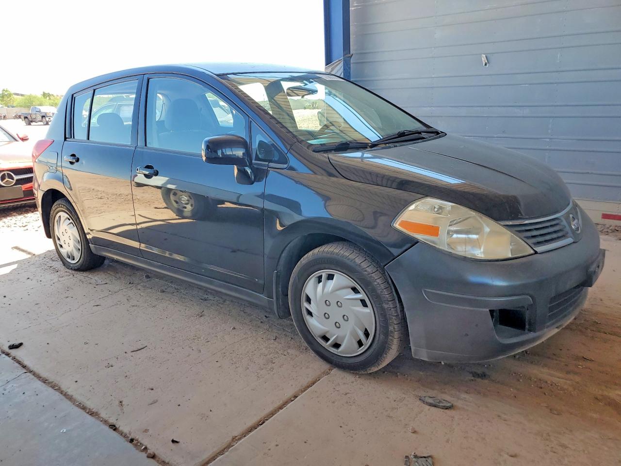 2008 Nissan Versa 1.8 S Black vin: 3N1BC13E18L367021
