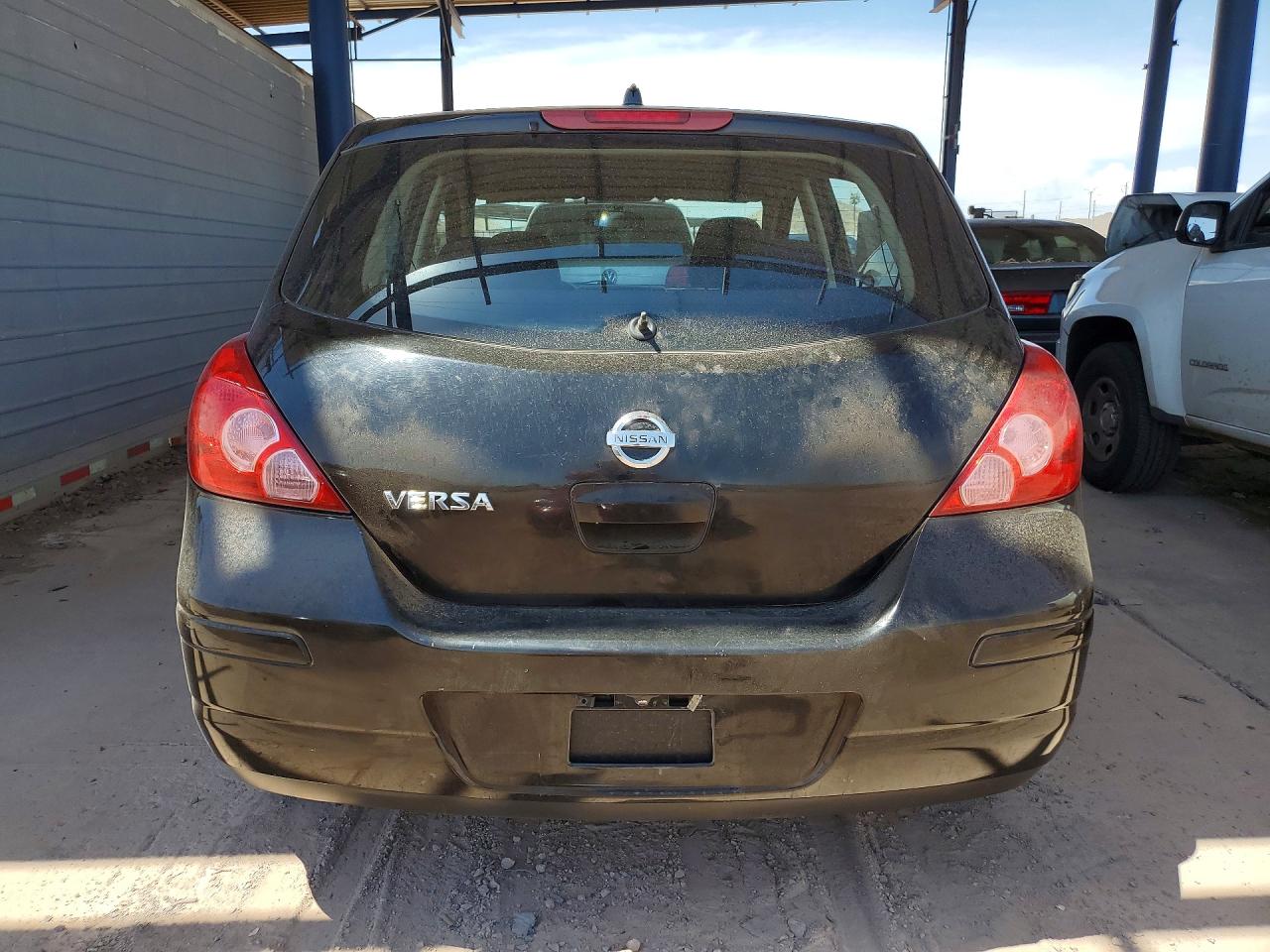 2008 Nissan Versa 1.8 S Black vin: 3N1BC13E18L367021